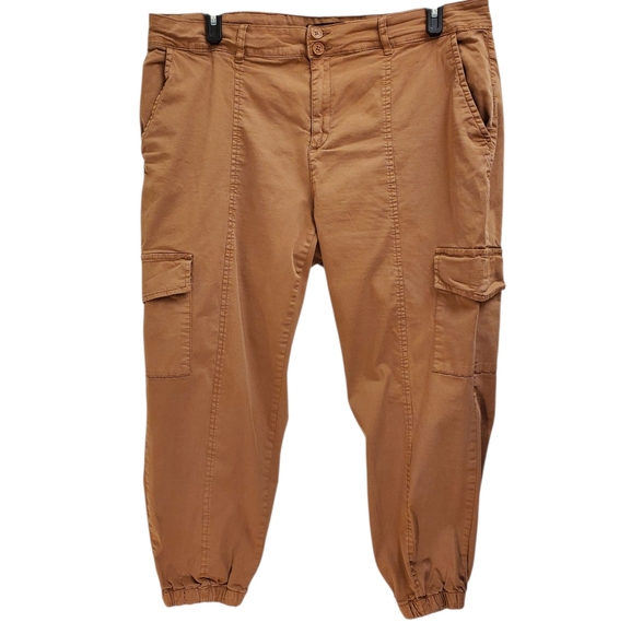 Sanctuary Standard Surplus Womens Cargo Jogger Pants Elastic Ankle Plus Size - Picture 1 of 10